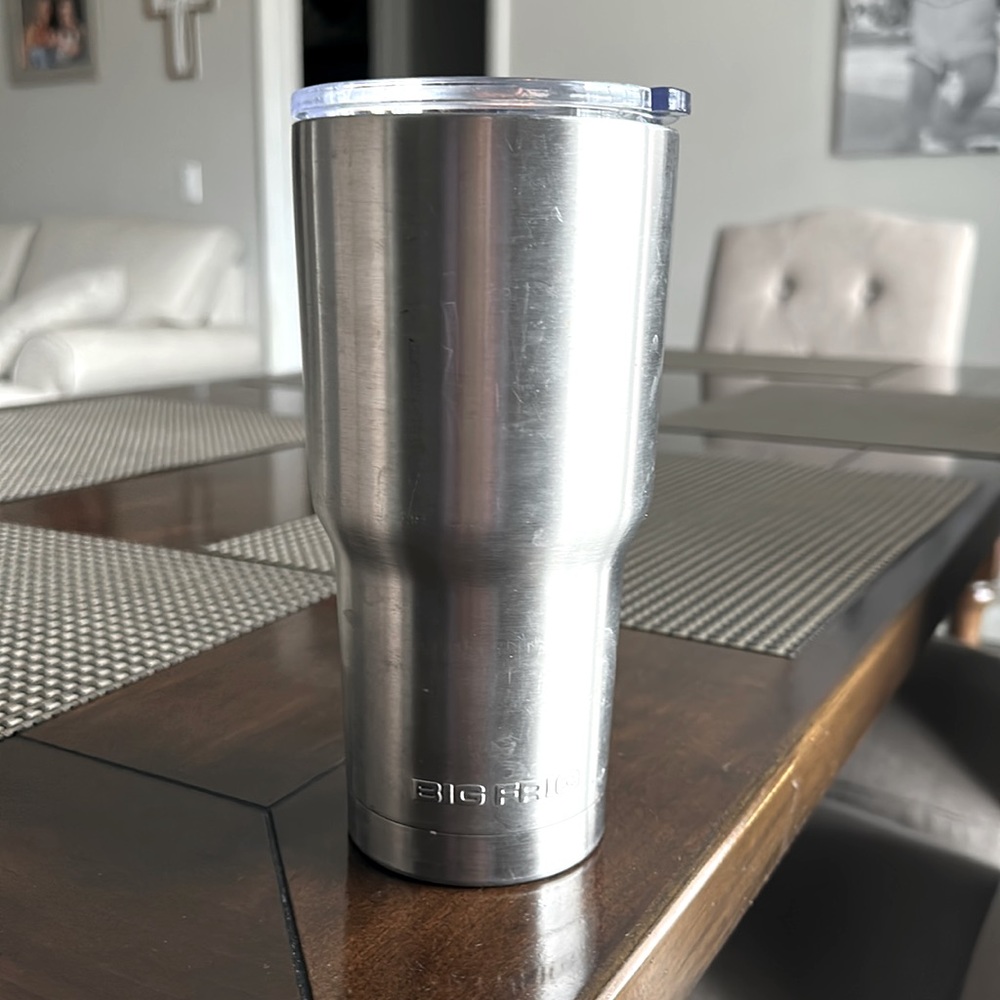 Big Frig Rtic Yeti Cup with lid Stainless Steel 32 ounces